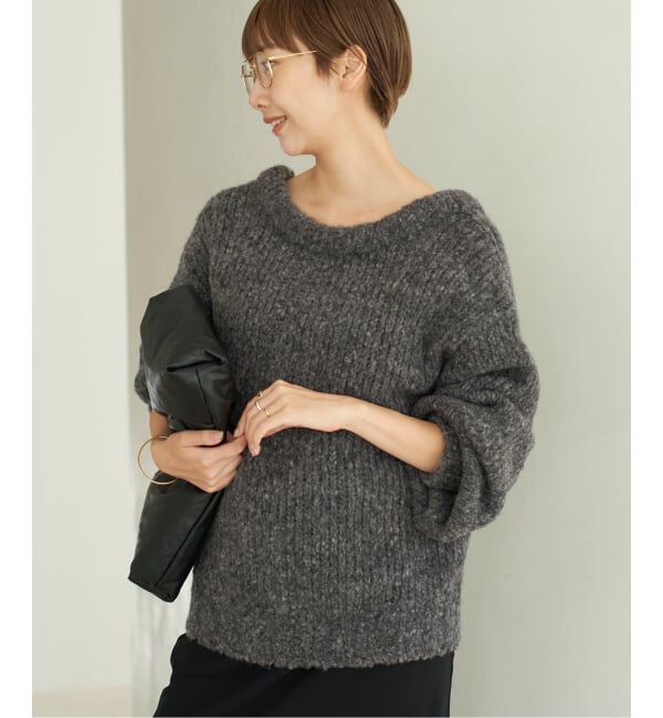Plage「Super Light Wool プルオーバー」|ニット・セーター|グレーA