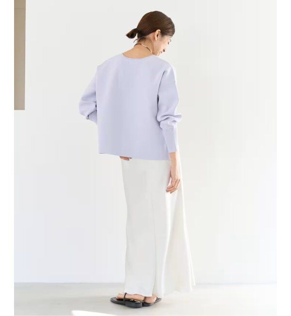 IENA「《追加6》ダブルサテンスカート」|スカート|