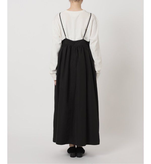 SLOBE IENA「《追加2》タフタギャザーキャミワンピース」|ワンピース|