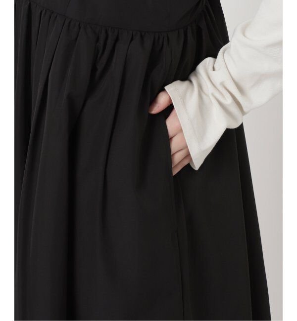 SLOBE IENA「《追加2》タフタギャザーキャミワンピース」|ワンピース|