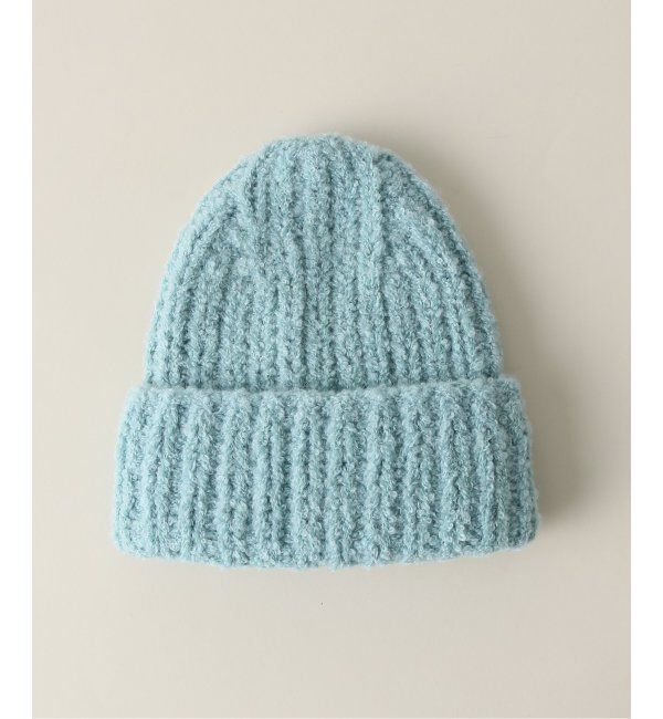 IENA LA BOUCLE「KARAKORAM/カラコルム ニットキャップ 4297 HOS」|ニット帽|サックスブルー