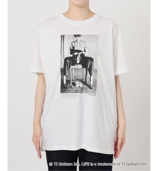 SLOBE IENA「《WEB限定/追加2》GOOD ROCK SPEED SLOBE別注 LIFE PC PHOTO TEE1 C5806-03BODY」|Tシャツ・カットソー|