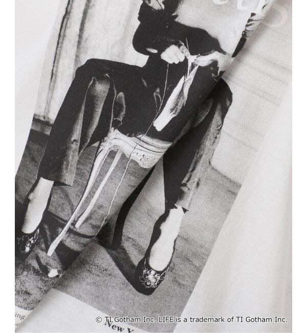 SLOBE IENA「《WEB限定/追加2》GOOD ROCK SPEED SLOBE別注 LIFE PC PHOTO TEE1 C5806-03BODY」|Tシャツ・カットソー|