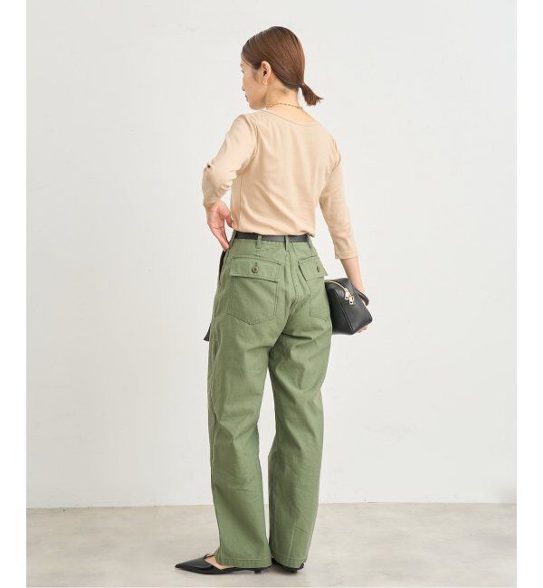 IENA「ATON/エイトン 別注 SUVIN FRAISE ボートネック Tシャツ」|Tシャツ・カットソー|