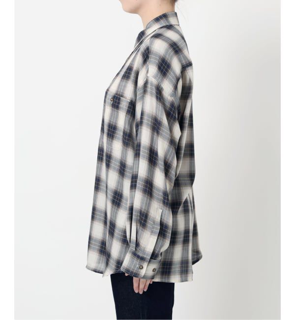 SLOBE IENA「ビエラチェックルーズシャツ」|シャツ・ブラウス|