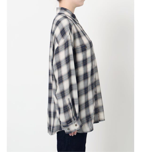 SLOBE IENA「ビエラチェックルーズシャツ」|シャツ・ブラウス|