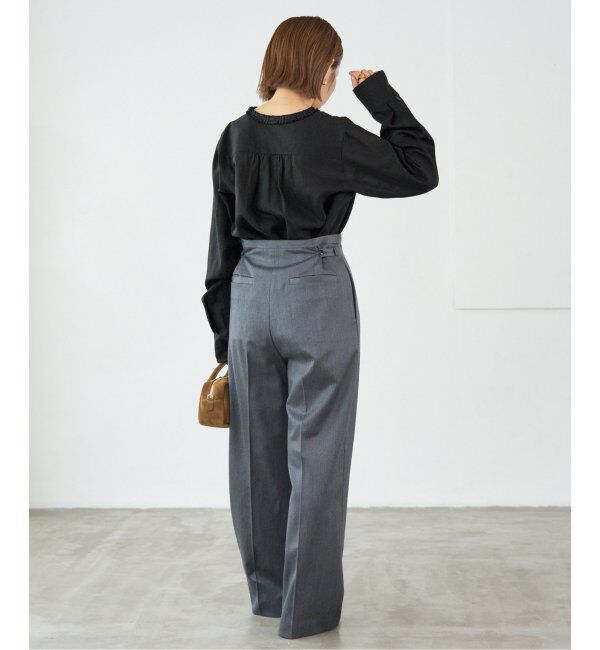 IENA「《追加》タックフリルブラウス」|シャツ・ブラウス|