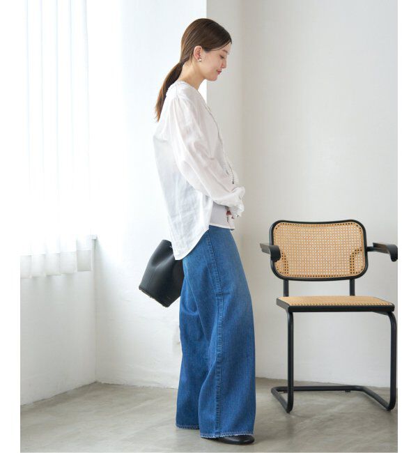 IENA「《追加》タックフリルブラウス」|シャツ・ブラウス|