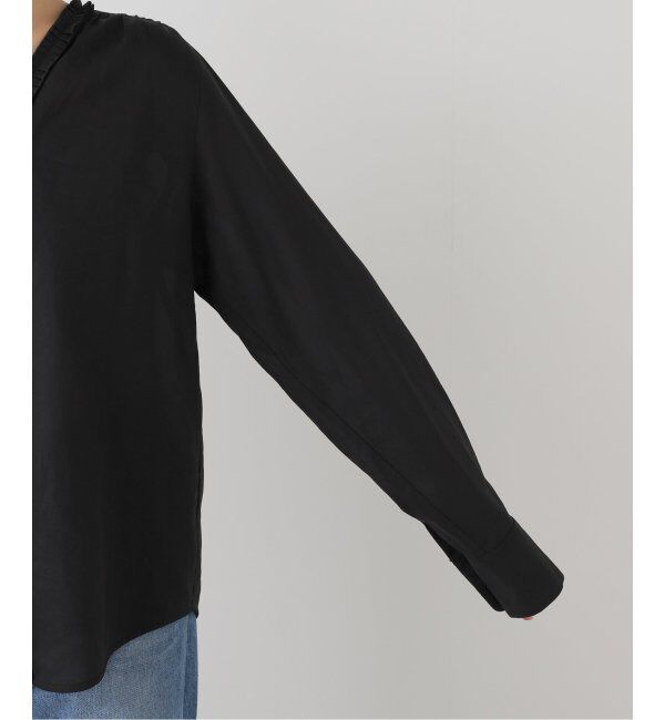 IENA「《追加》タックフリルブラウス」|シャツ・ブラウス|