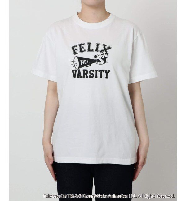 SLOBE IENA「《追加》BALMYDAYS/バルミーデイズ SLOBE別注 FELIX Tシャツ1 BAL-25SS87」|Tシャツ・カットソー|ホワイト