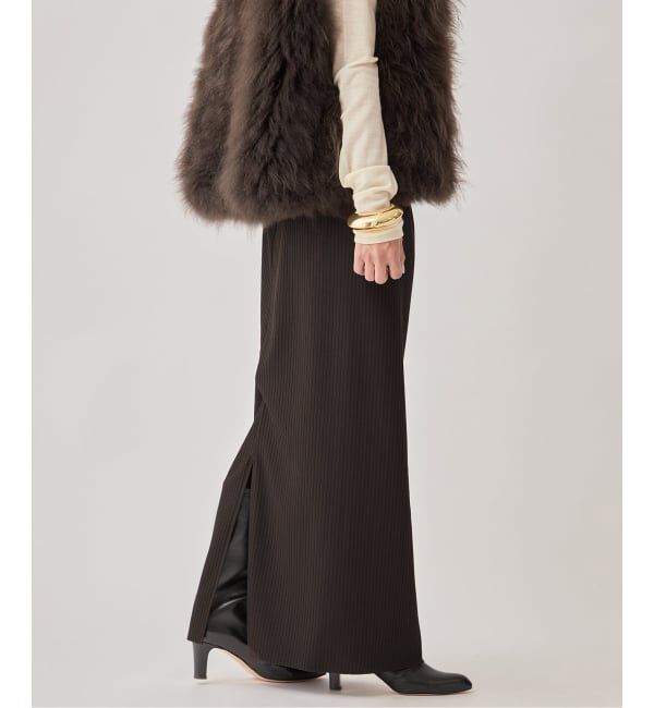 VERMEIL par iena「テレコジャージータイトロングスカート」|スカート|