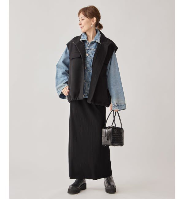 VERMEIL par iena「テレコジャージータイトロングスカート」|スカート|