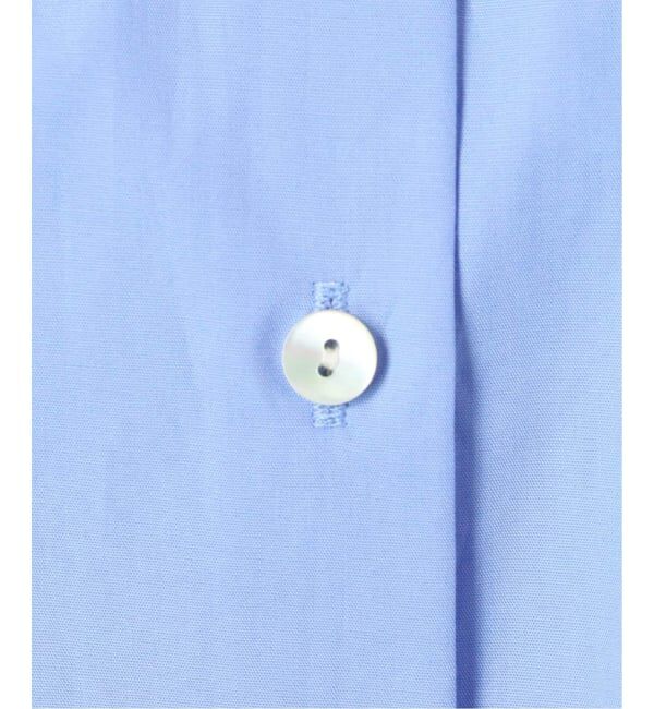 SLOBE IENA「《追加》タイプライターフリルカラーブラウス」|シャツ・ブラウス|