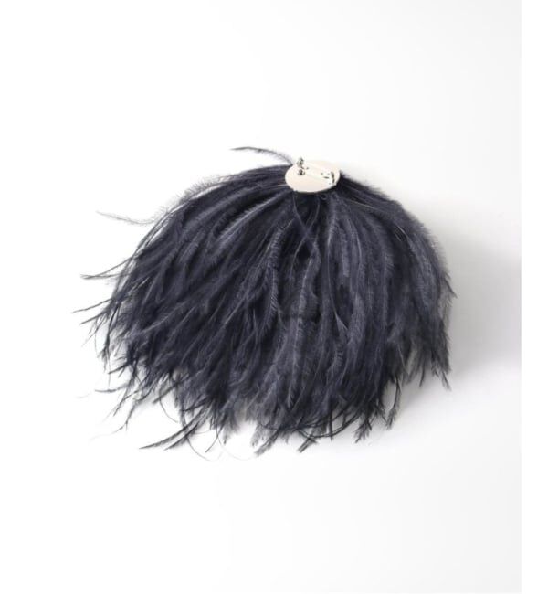 VERMEIL par iena「オーストリッチコサージュ」|ブローチ・コサージュ|