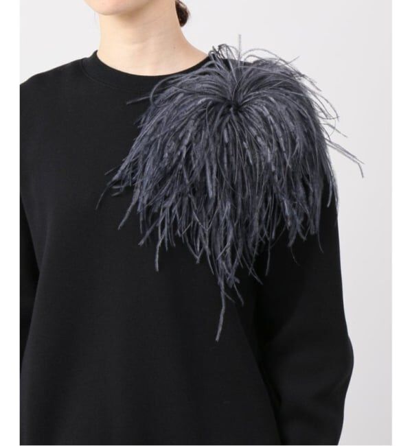 VERMEIL par iena「オーストリッチコサージュ」|ブローチ・コサージュ|