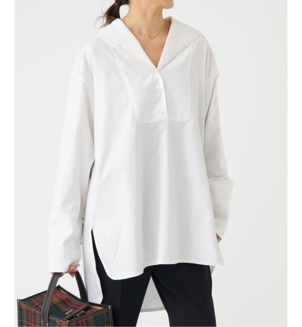 IENA「セイラーカラードレスシャツ」|シャツ・ブラウス|