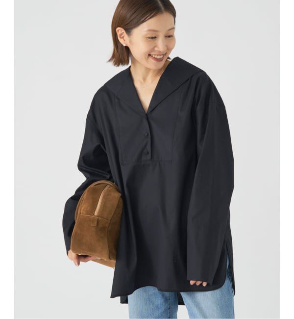 IENA「セイラーカラードレスシャツ」|シャツ・ブラウス|