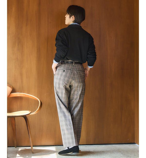 IENA「BLACK ポロカラーニット」|ニット・セーター|