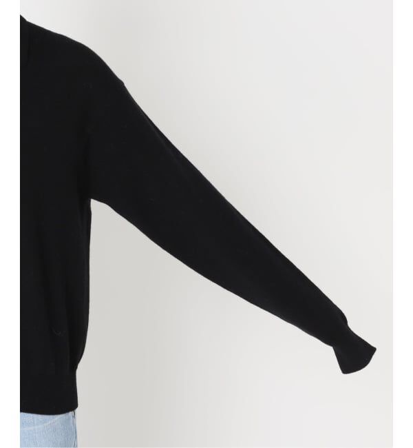 IENA「BLACK ポロカラーニット」|ニット・セーター|