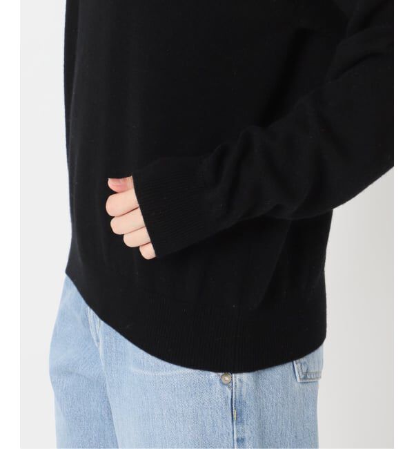 IENA「BLACK ポロカラーニット」|ニット・セーター|
