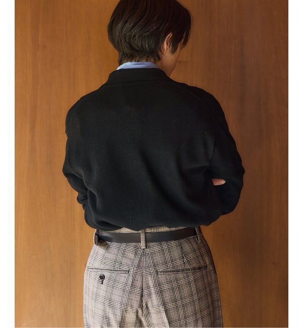 IENA「BLACK ポロカラーニット」|ニット・セーター|