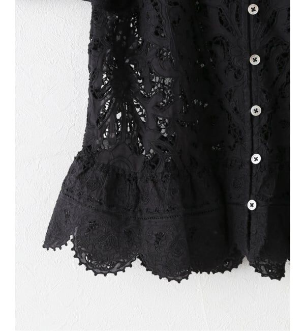 IENA LA BOUCLE「SEA NEW YORK/シー ニューヨーク LACE TOP AW25-123」|シャツ・ブラウス|