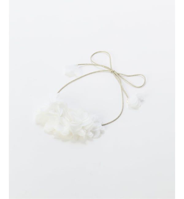 IENA「MAISON GUILLEMETTE/メゾンギヨメット FLOWER ACCESSORY GUERLAINCOURONNE」|その他|ホワイト