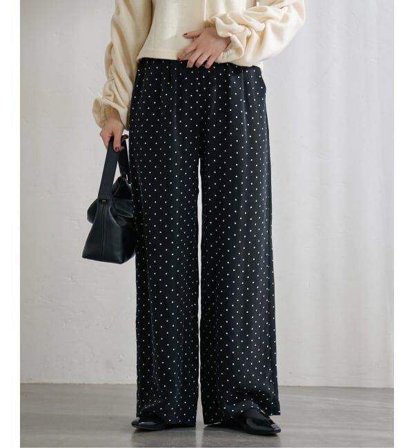 IENA「IPEKERフィブリルドットプリントパンツ」|その他|