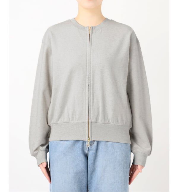 IENA「《予約》ジップオープン2WAYスウェットプルオーバー」|スウェット・ジャージ|