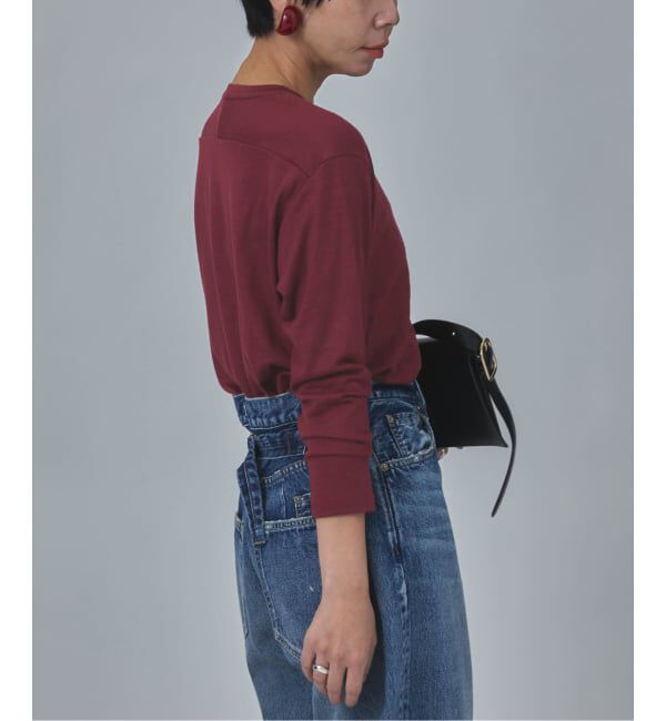 VERMEIL par iena「WOOL JERSEY クルーネックロングスリーブプルオーバー」|Tシャツ・カットソー|