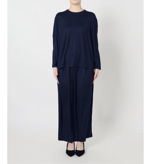 VERMEIL par iena「WOOL JERSEY クルーネックロングスリーブプルオーバー」|Tシャツ・カットソー|