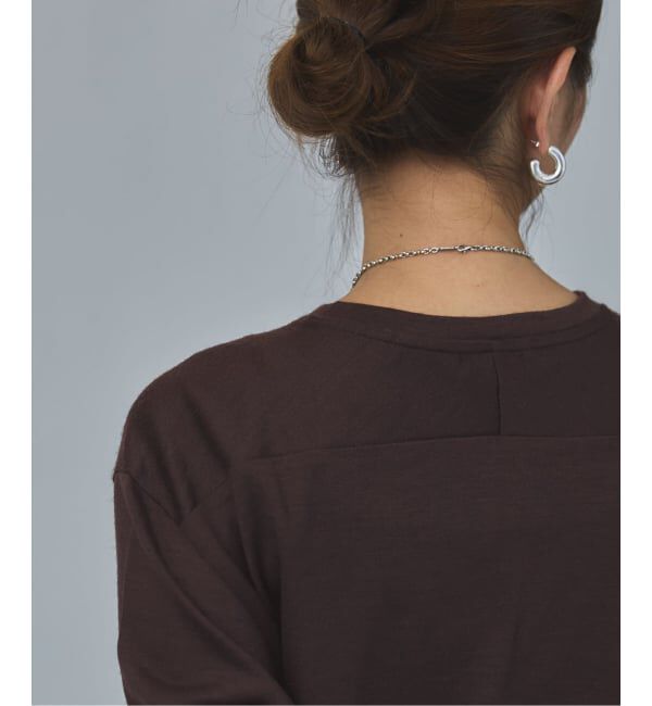 VERMEIL par iena「WOOL JERSEY クルーネックロングスリーブプルオーバー」|Tシャツ・カットソー|