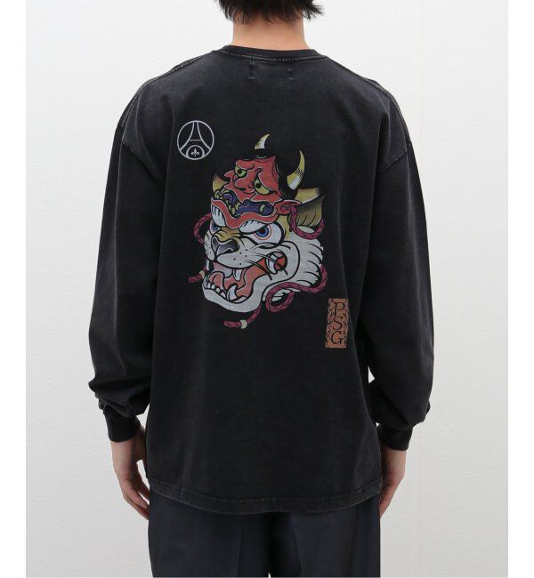 Paris Saint-Germain「【Paris Saint-Germain】Hannya プリント ロングスリーブTシャツ」|Tシャツ・カットソー|