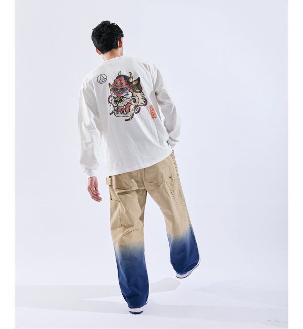 Paris Saint-Germain「【Paris Saint-Germain】Hannya プリント ロングスリーブTシャツ」|Tシャツ・カットソー|