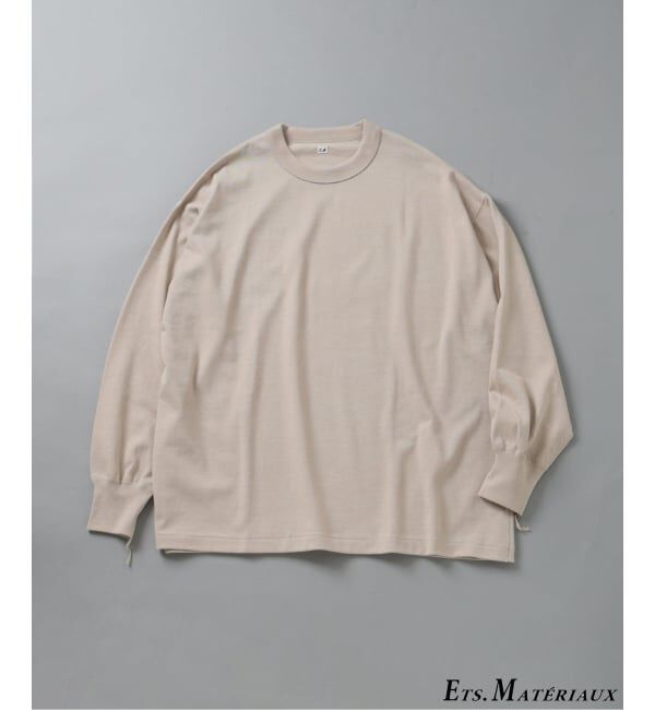 EDIFICE「ETS.MATERIAUX(マテリオ) GOKUJUKU 天竺 ロングスリーブ」|Tシャツ・カットソー|ベージュ A