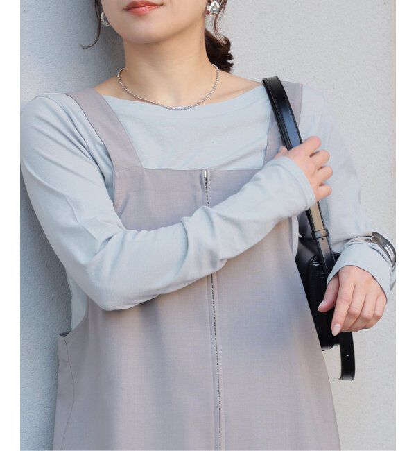 JOURNAL STANDARD「シアーフライス2WAYロングスリーブ」|Tシャツ・カットソー|ブルー B