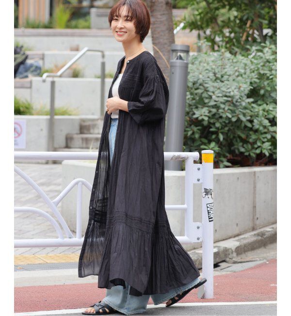 JOURNAL STANDARD relume「コットンボイルクリンクルピンタックワンピース」|ワンピース|