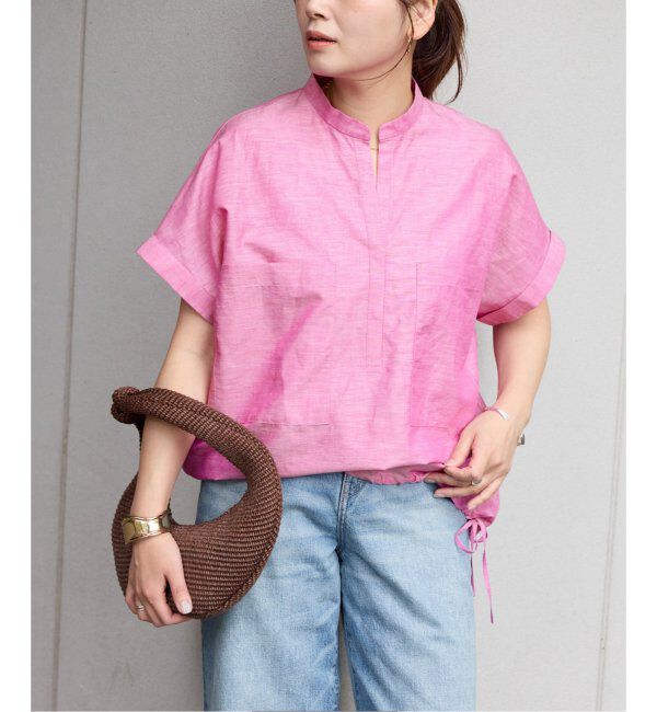 JOURNAL STANDARD「ハードマンズリネンコットンフレンチスリーブスキッパーシャツ」|シャツ・ブラウス|