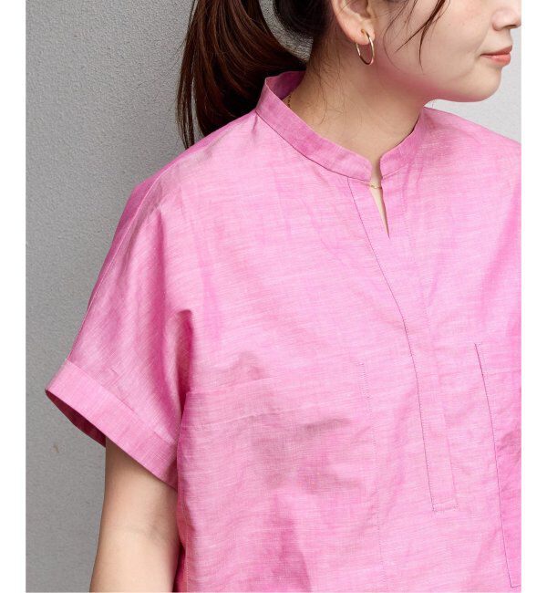 JOURNAL STANDARD「ハードマンズリネンコットンフレンチスリーブスキッパーシャツ」|シャツ・ブラウス|