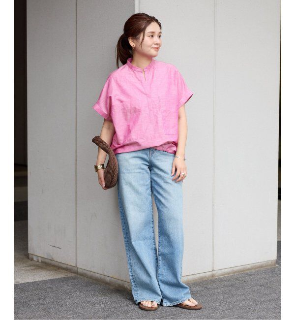 JOURNAL STANDARD「ハードマンズリネンコットンフレンチスリーブスキッパーシャツ」|シャツ・ブラウス|