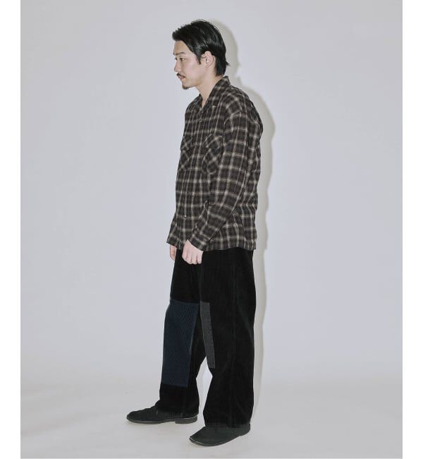 J.S.Homestead「Stead / ライト ウール オンブレー チェック シャツ」|シャツ・ブラウス|