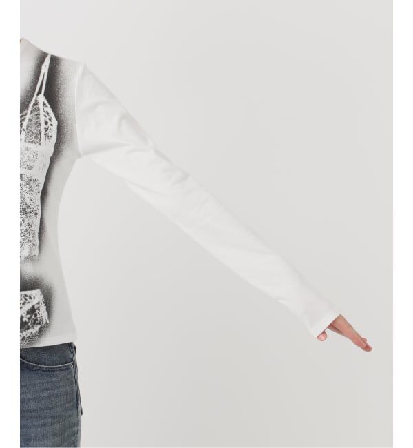 Oriens JOURNAL STANDARD「レースプリントTシャツ」|Tシャツ・カットソー|