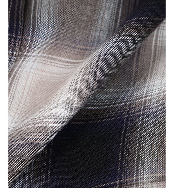 J.S.Homestead「J.S.Homestead / ディファレンス オンブレ チェック シャツ」|シャツ・ブラウス|