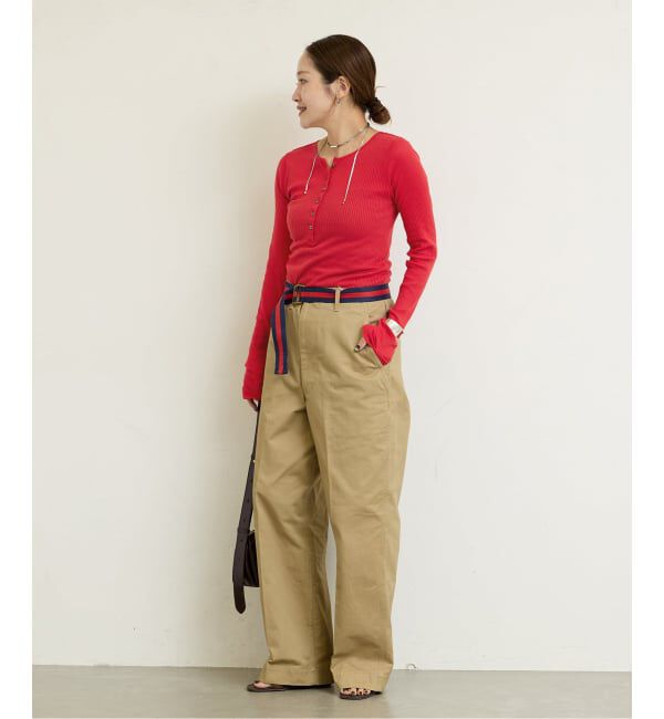 JOURNAL STANDARD「《追加2》シアーテレコヘンリーネックプルオーバー」|Tシャツ・カットソー|