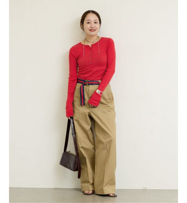 JOURNAL STANDARD「《追加2》シアーテレコヘンリーネックプルオーバー」|Tシャツ・カットソー|