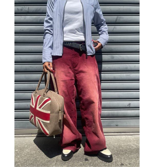 Oriens JOURNAL STANDARD「【irojikake/イロジカケ】SUNFADE CORDUROY PANTS IG25AWPT23」|その他|レッド