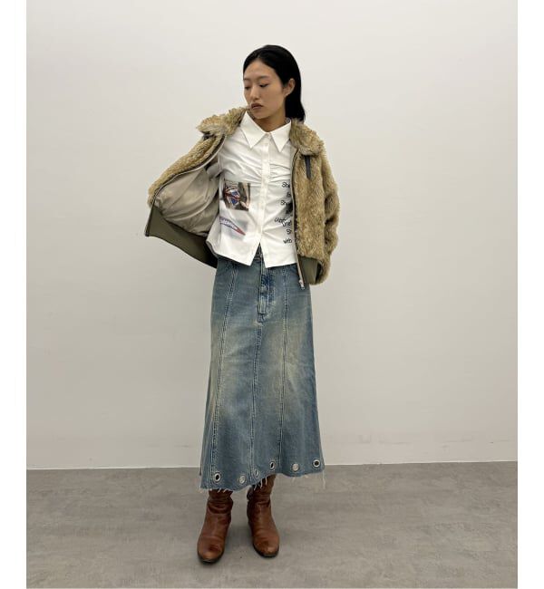 Oriens JOURNAL STANDARD「プリントギャザーシャツ」|シャツ・ブラウス|