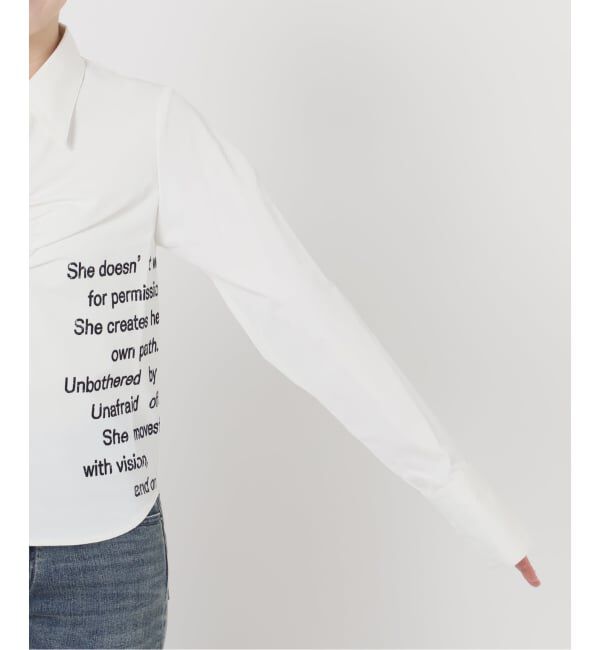 Oriens JOURNAL STANDARD「プリントギャザーシャツ」|シャツ・ブラウス|