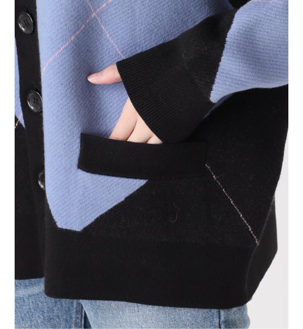 journal standard L'essage「【ST.JOHNS 3RD CLUB/セントジョンズサードクラブ】 ARGYLE CD：カーディガン」|カーディガン|