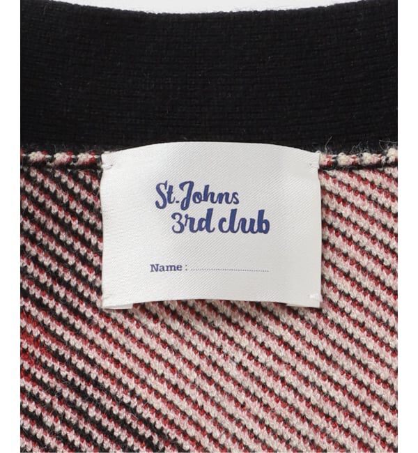 journal standard L'essage「【ST.JOHNS 3RD CLUB/セントジョンズサードクラブ】 ARGYLE CD：カーディガン」|カーディガン|